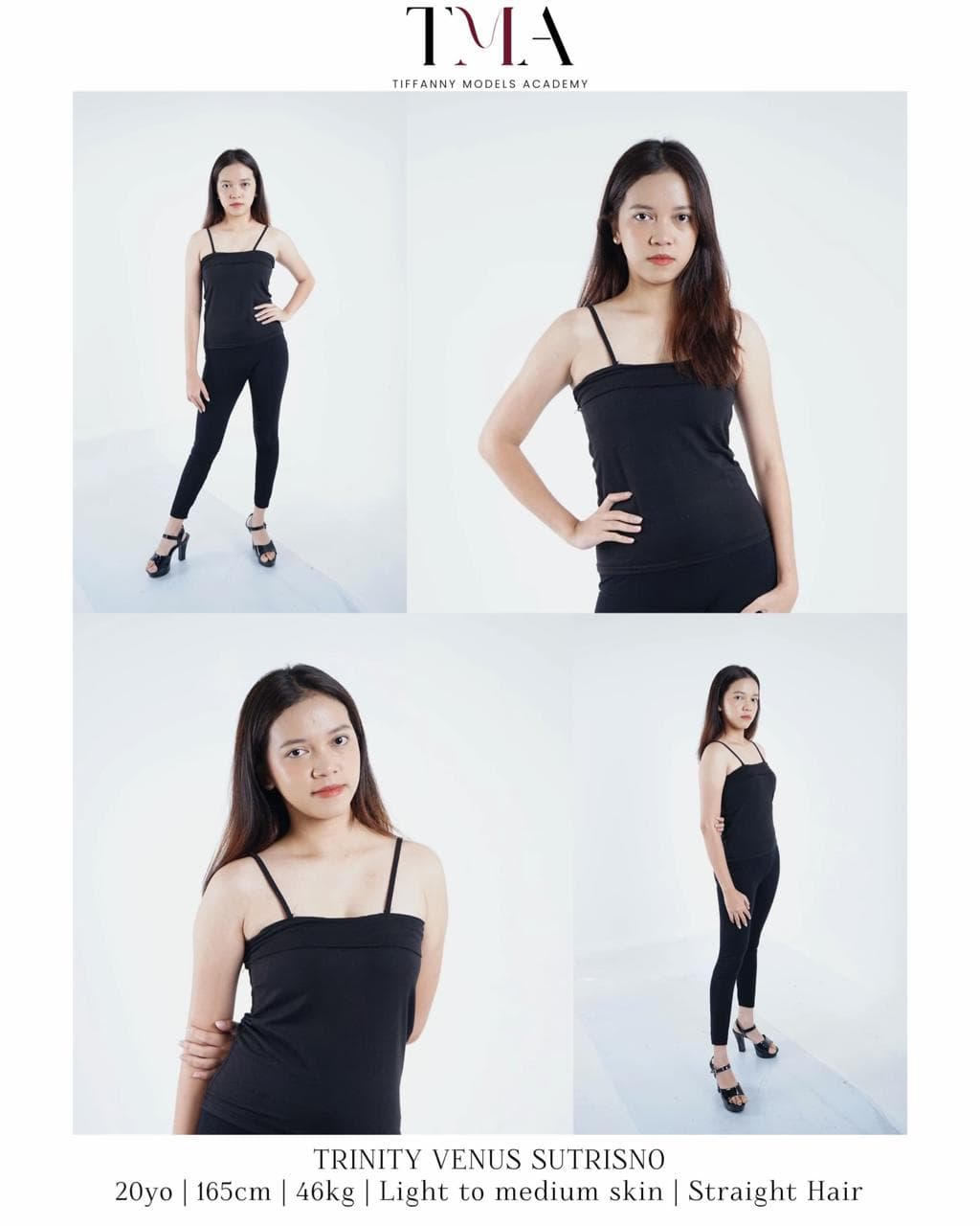 Trinity Venus Sutrisno — 20yo, 165cm, 46kg — Portfolio model profesional TMA